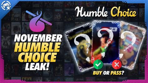 november 2023 humble choice|Humble Choice November 2023 Leak